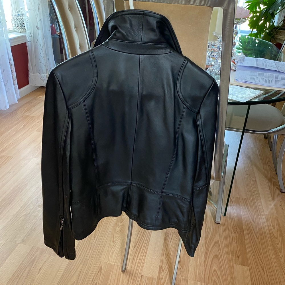 Kenneth Cole women leather jacket